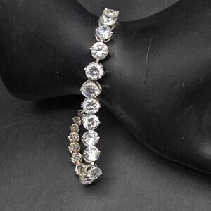 Rj Graziano Sterling Silver Cubic Zirconia Bracelet 925 RJ CZ